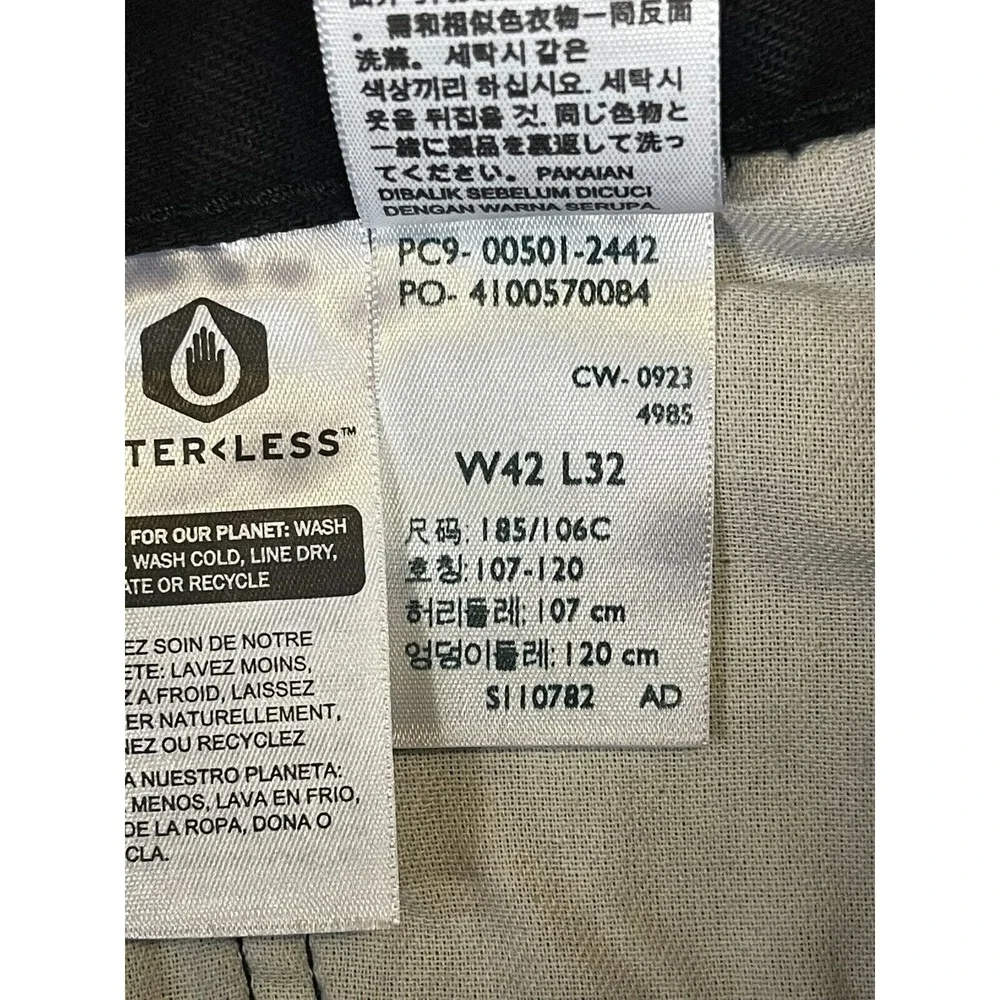 Levis Jeans Mens 42x32 Black 501‎ XX Denim Button Fly Casual Straight Adult